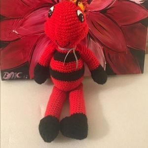 Crocheted bumbeel bee 17" tall-hand made